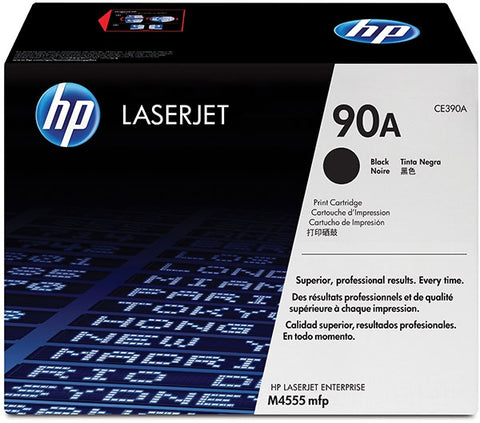 HP 90A (CE390A) Black Original LaserJet Toner Cartridge (10000 Yield)